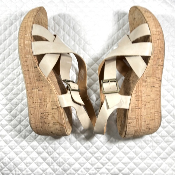 KORKS wedges- size 11 - light taupe/tan - Picture 5 of 11